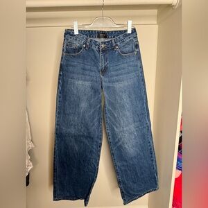 White Fox Boutique Blue Straight Leg Jeans